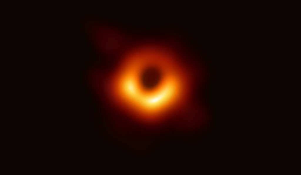 A black hole at the center of galaxy 