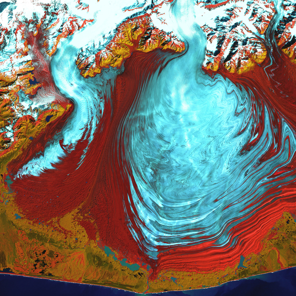 The Tongue of Alaska’s Malaspina Glacier