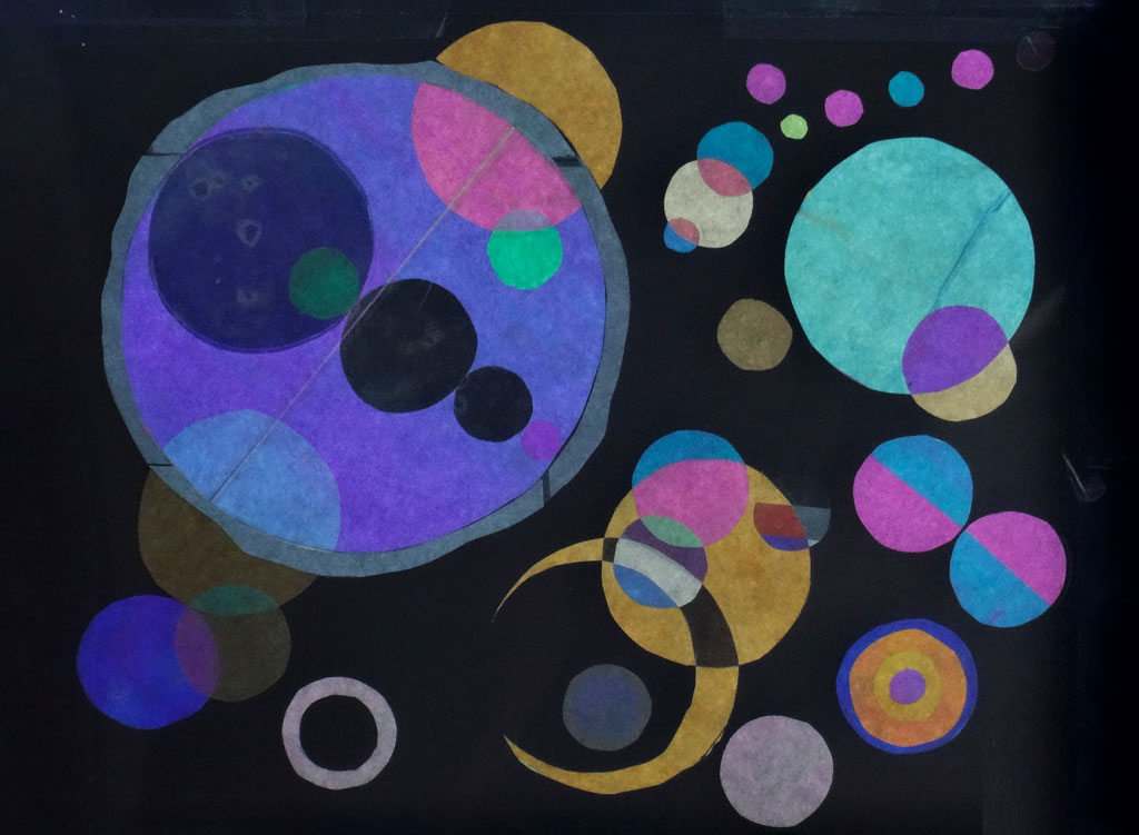 A polarization “painting” inspired by Kandinsky