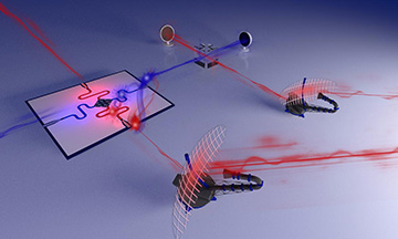 artist view of quantum radar