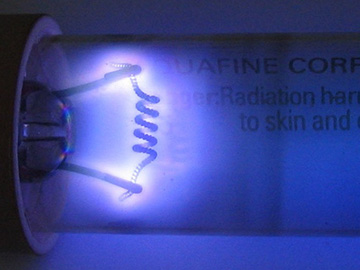 UV-C lamp photo