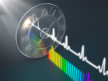 A “Time Lens” for On-Chip Femtosecond Pulses