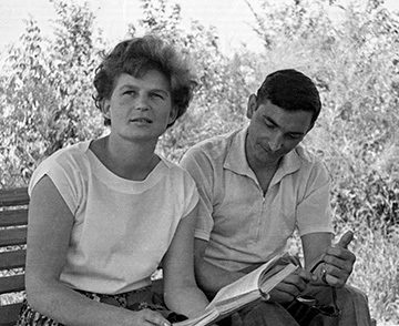 Photo of Tereshkova and Bykovsky